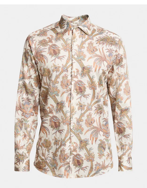 Roma Paisley Button-down Shirt