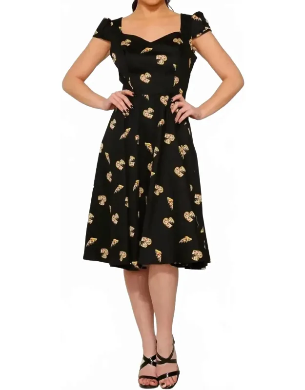 Love New York Pizzeria Swing Dress