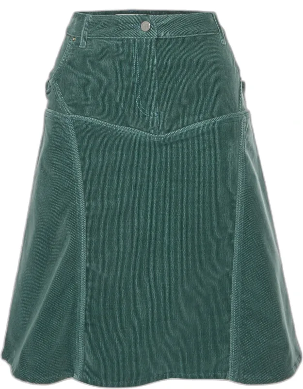 Corduroy A-line Mini Skirt
