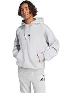 _adidas Essentials Feelcozy Fleece Pullover Hoodie With Drawcord Hood And Kangaroo Pocket_