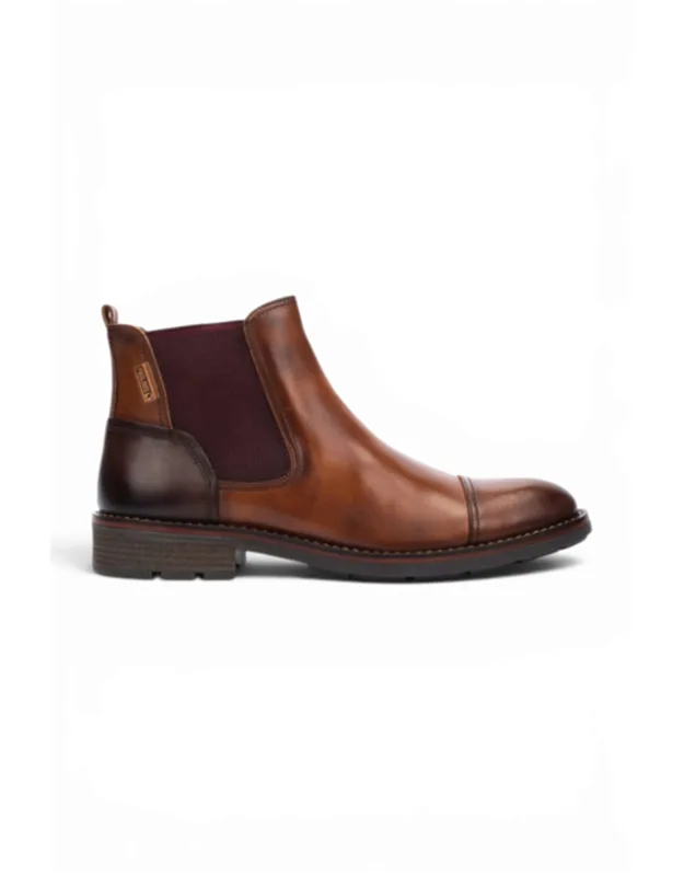 Leather Zip Chelsea Ankle Boots