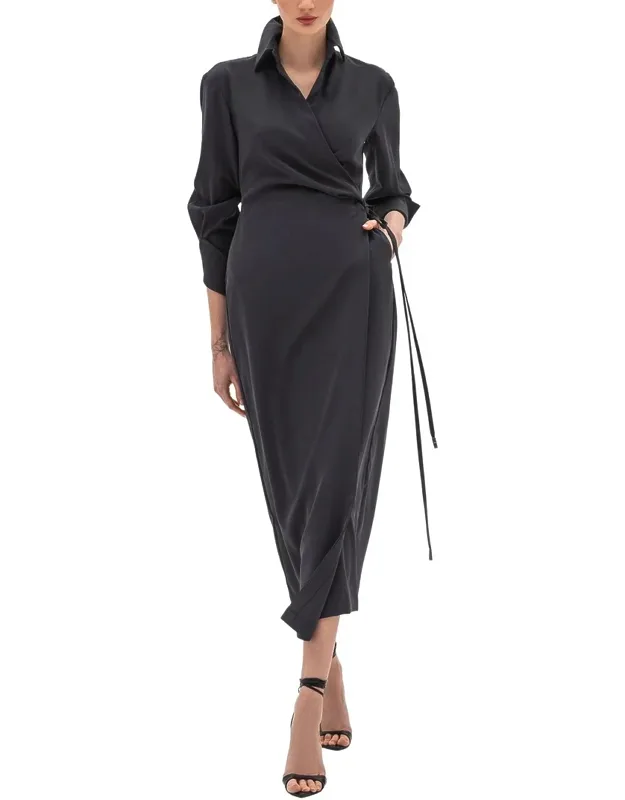 Midi Dress In Graphite