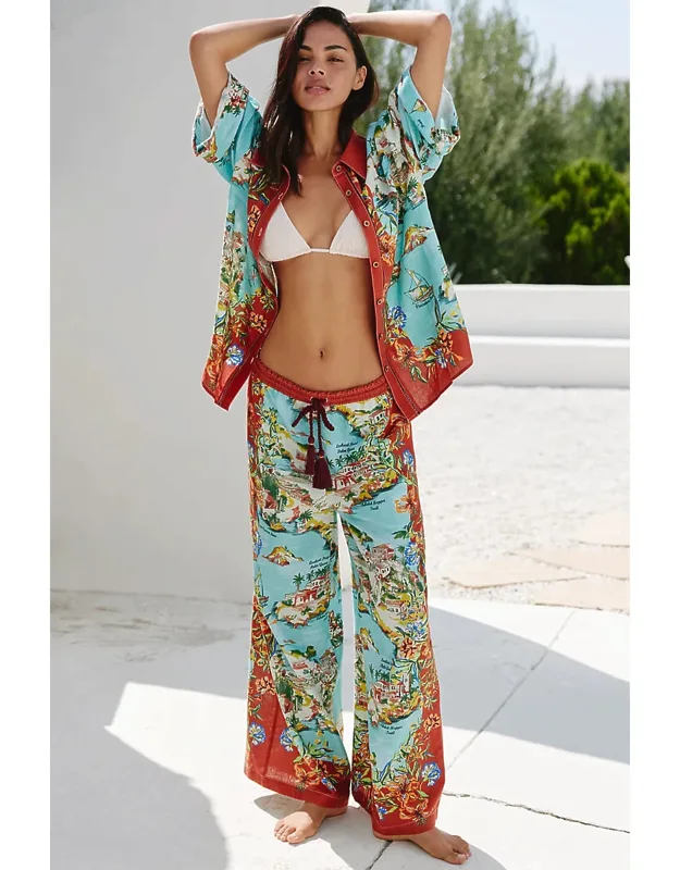 Wide-leg Pants