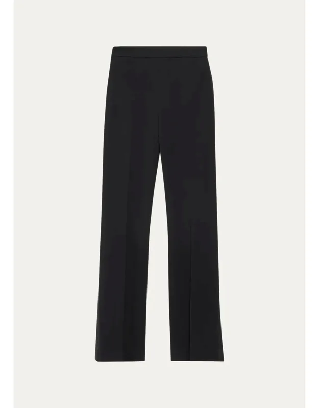 Zip-back Bootcut Pants