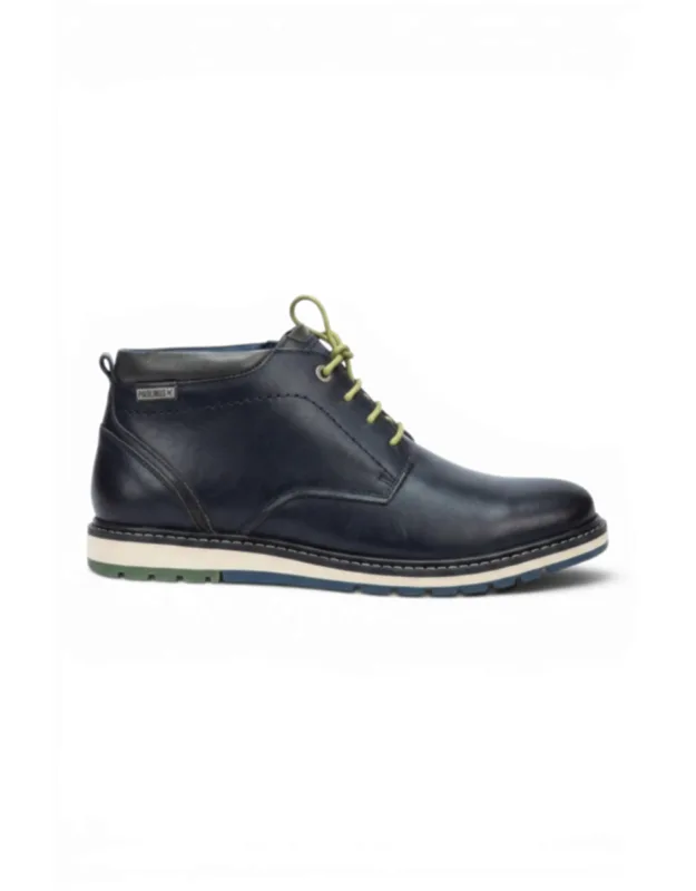 Leather Lace-up Ankle Smart Boots
