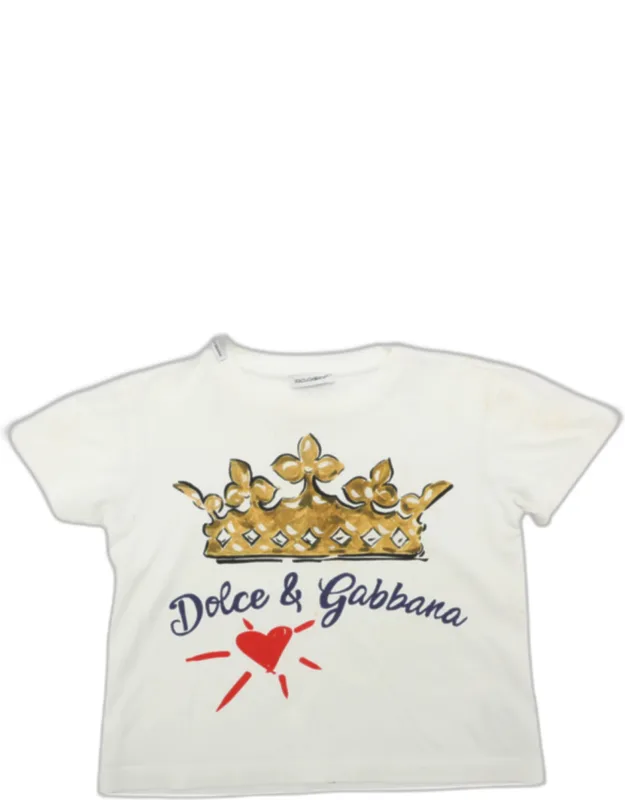 Crown Printed Cotton T-shirt