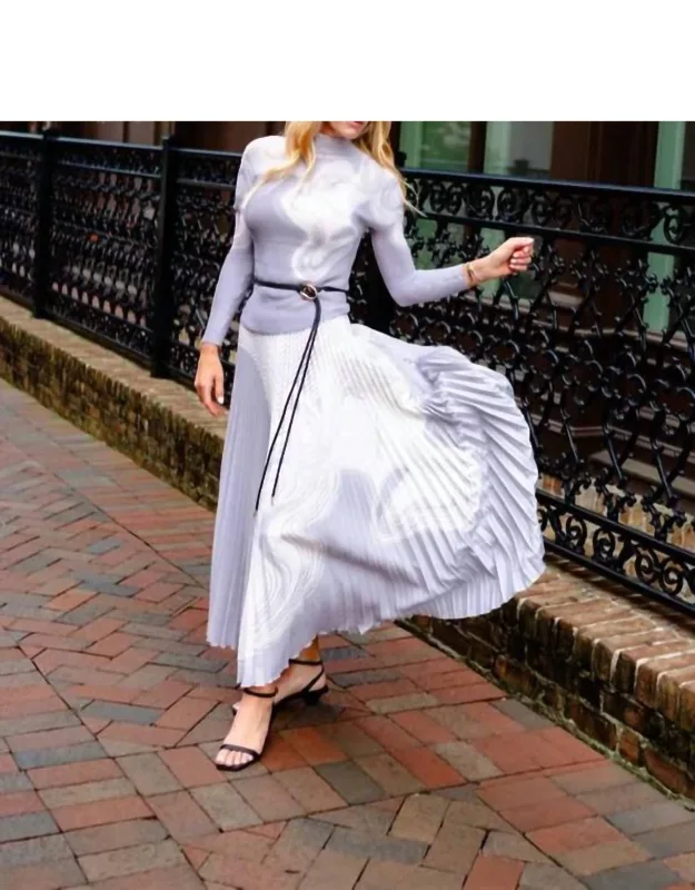 Pleated Skirt