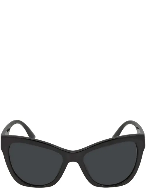 Dark Grey Cat Eye Sunglasses Ve4417u Gb1/87 56 Mm Lens Width, 100% Uv Protection