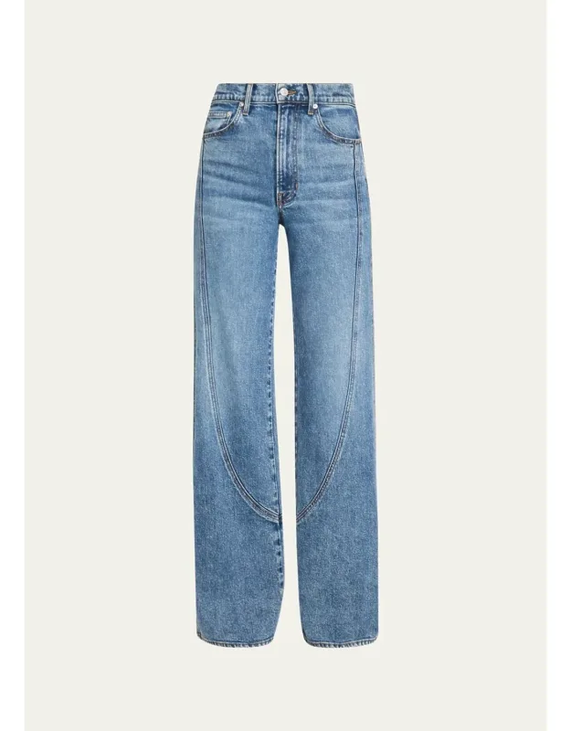Godet Wide-leg Jeans