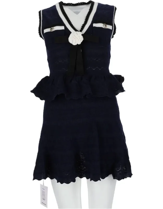 Textured Knit Mini Dress
