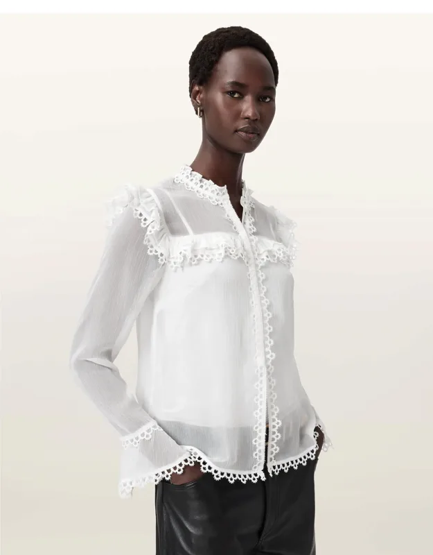 Sheer Lace Shirt