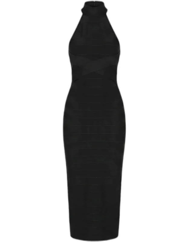 Bandage Knit Midi Dress