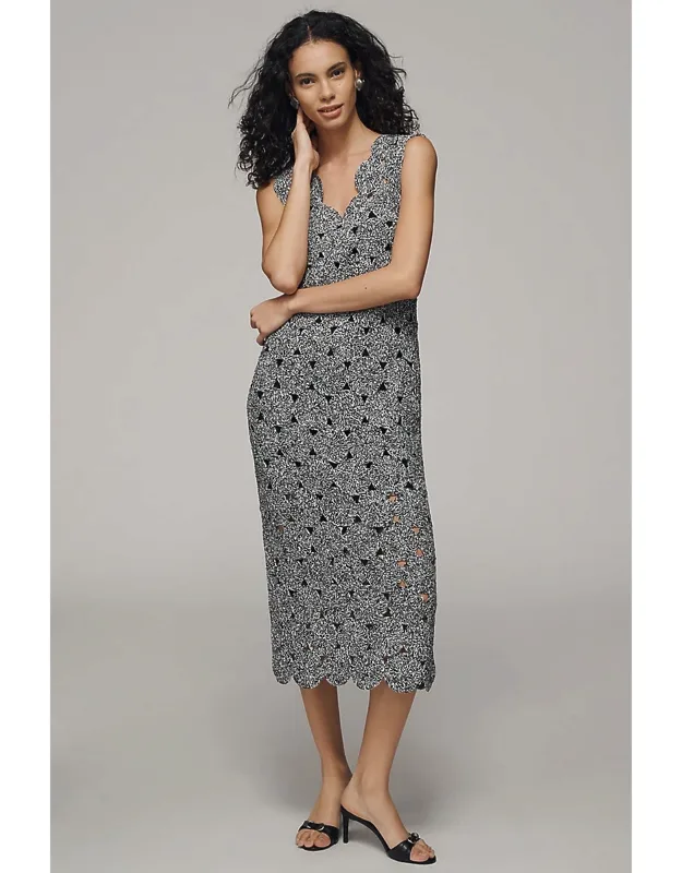 Muro Crochet Midi Dress