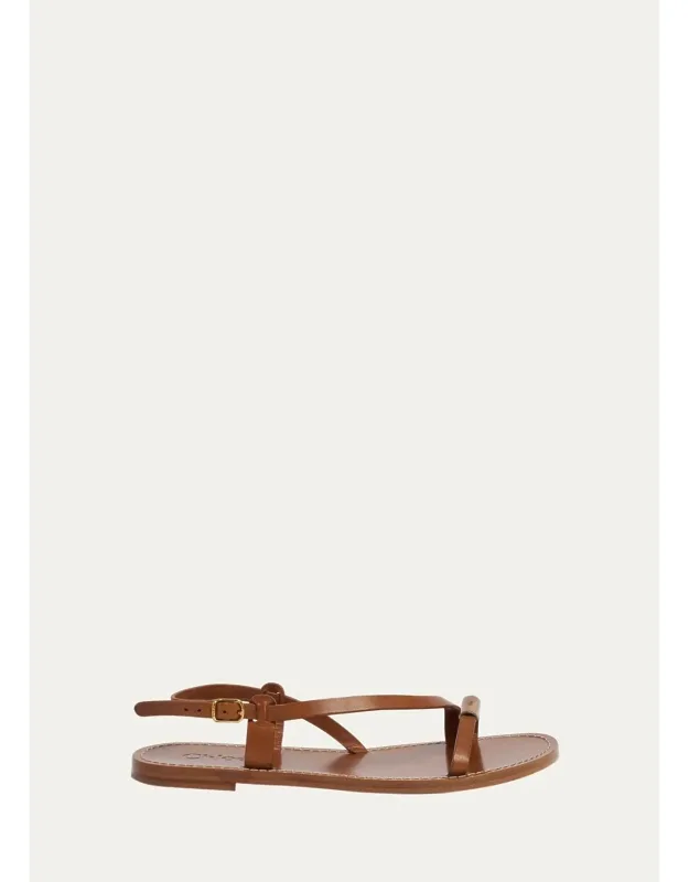 Matilda Flat Leather Sandals