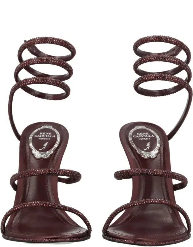 Cleo Satin High-heeled Sandals