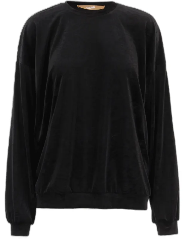 Ribbed Velvet Sweater