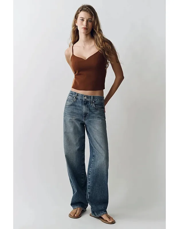 Mid-rise Tapered Jeans