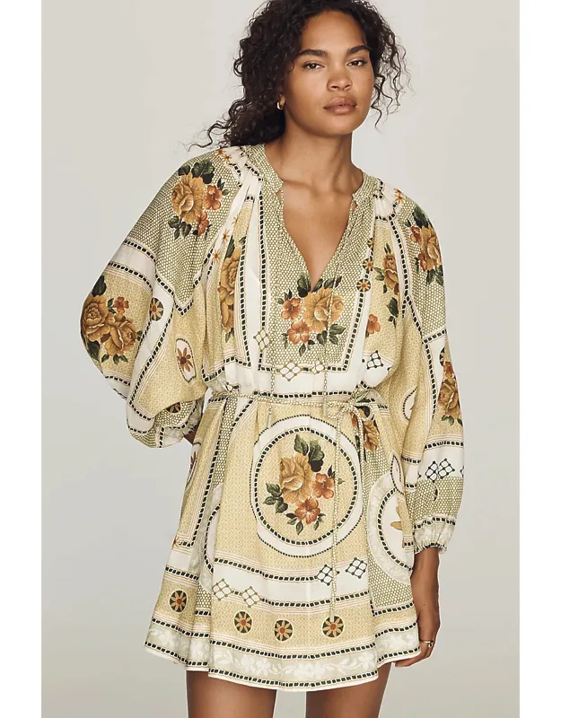 Dixie Long-sleeve Mini Dress