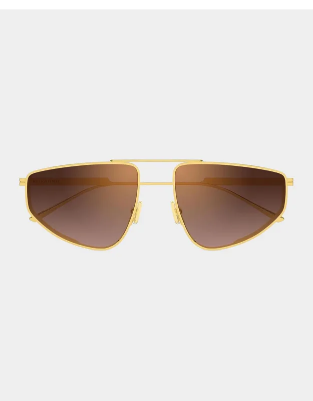Aviator Sunglasses With Solid Lenses And Metal Frame