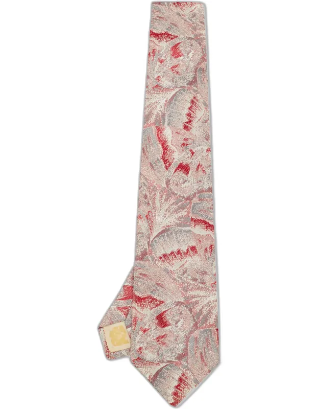 Floral Silk Jacquard Classic Tie
