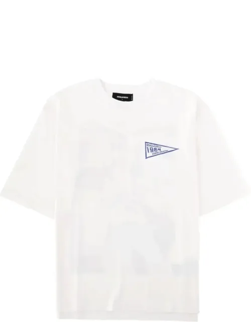 Relaxed Fit Artistic Illustration T-shirt