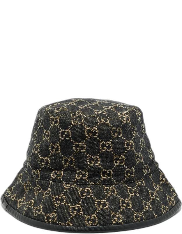 Monogram Denim Bucket Hat