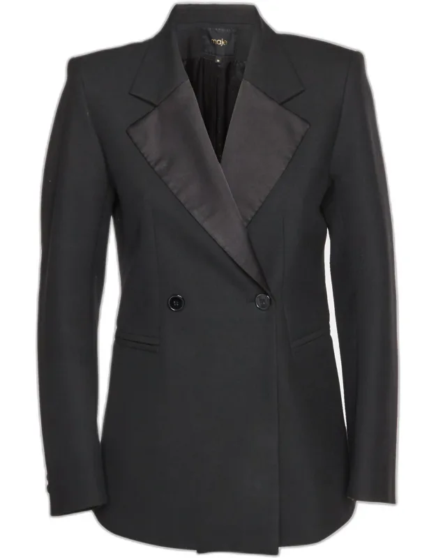 Gabardine Double Breasted Blazer
