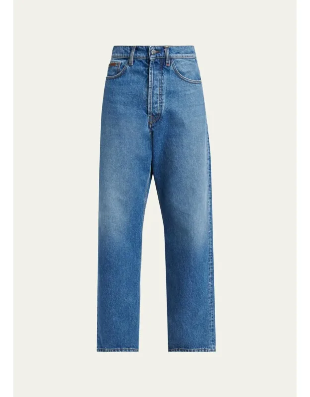 Washed Cotton Jeans