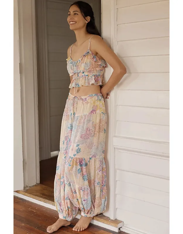 Tiered Balloon Pants