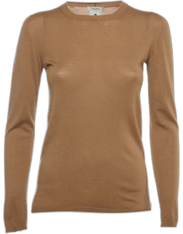 Wool Fine Knit Long Sleeve Top