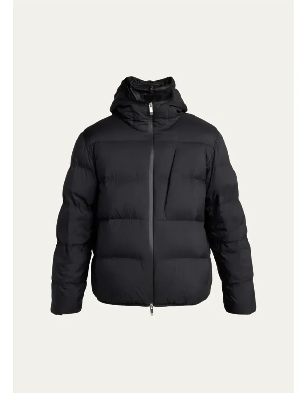 Quilted Hooded Puffer Jacket