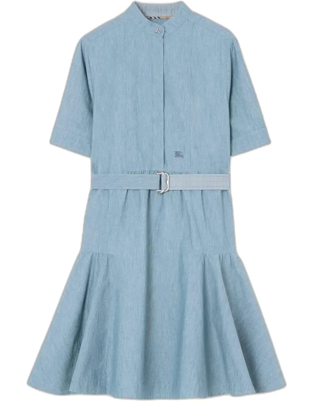Denim Belted Dress