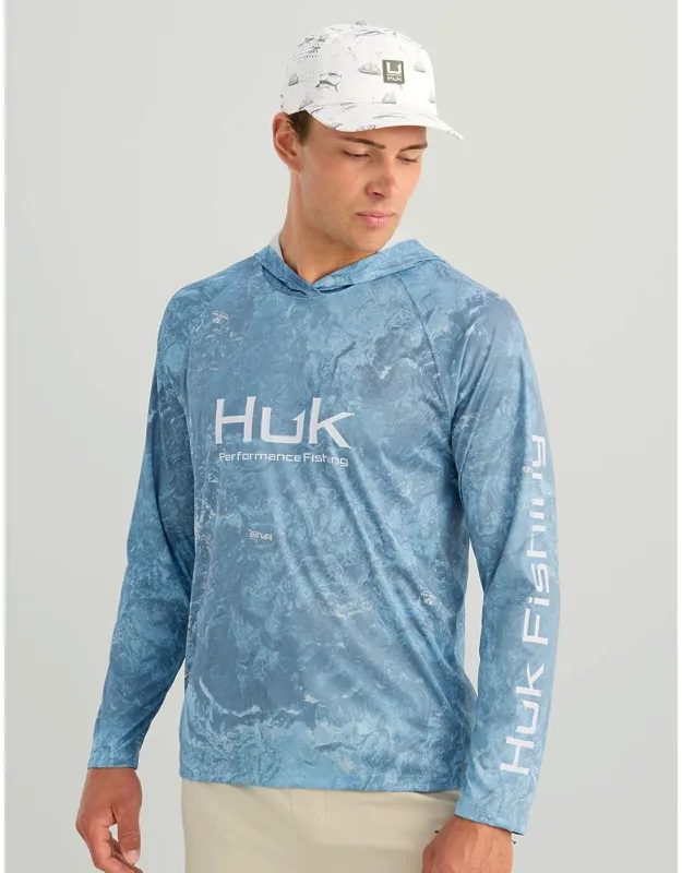 Huk Mossy Oak Pursuit Performance Hoodie - Sun Protection & Breathability