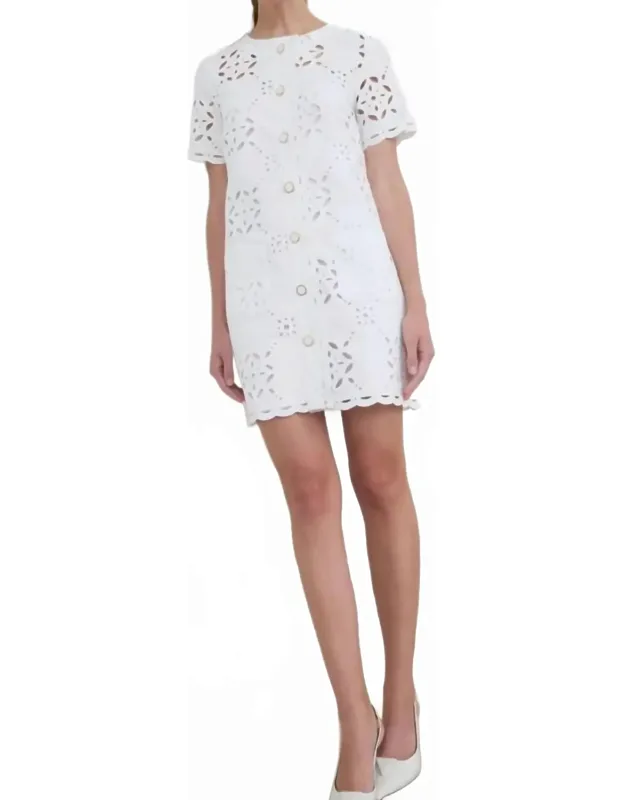Punch Out Mini Dress
