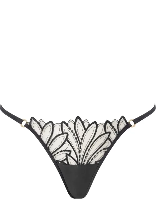 Pavlina Floral Embroidered Thong