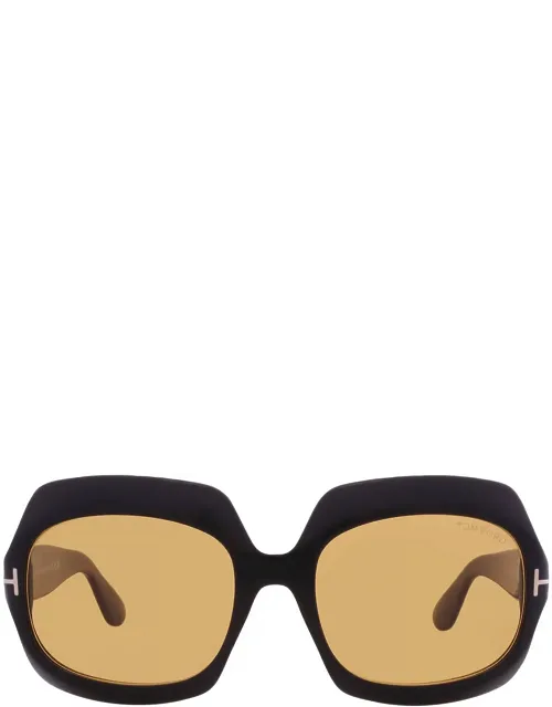 Ren Light Brown Square Sunglasses Ft1155 01e