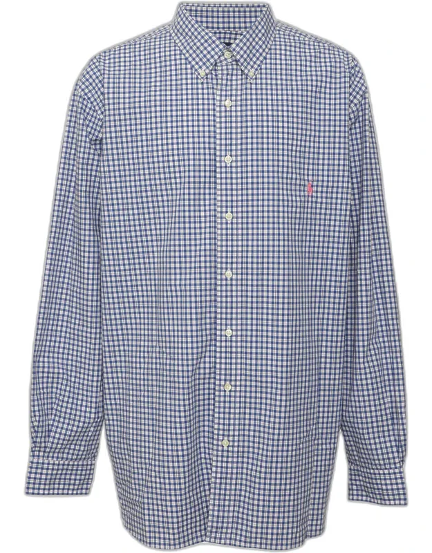 Checkered Cotton Long Sleeve Shirt