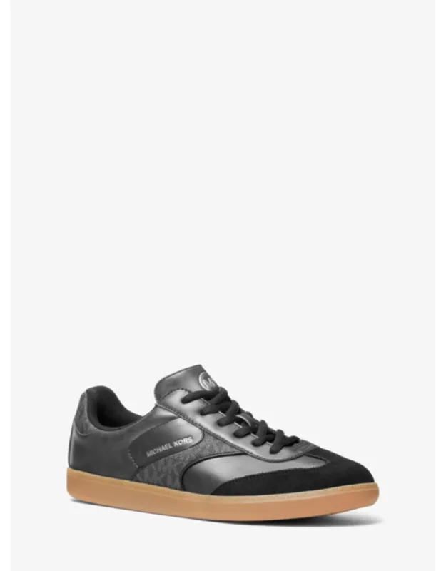 Mixed-media Sneakers