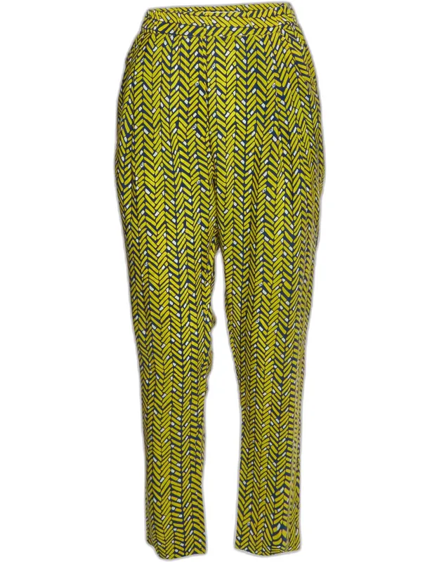 Crepe Pleated Pants