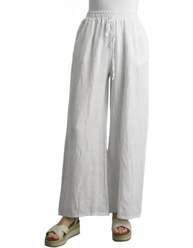 Wide Leg Linen Pants