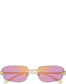 Panthère Classic 56mm Rimless Sunglasses