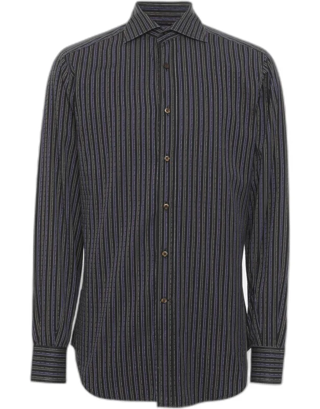 Cotton Stripe Long Sleeve Shirt