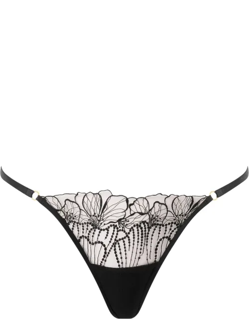 Amarosa Floral Embroidered Thong