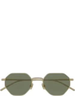 Intrecciato Geometric Titanium Sunglasses