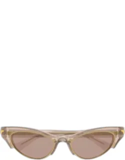 Transparent Cat Eye Sunglass