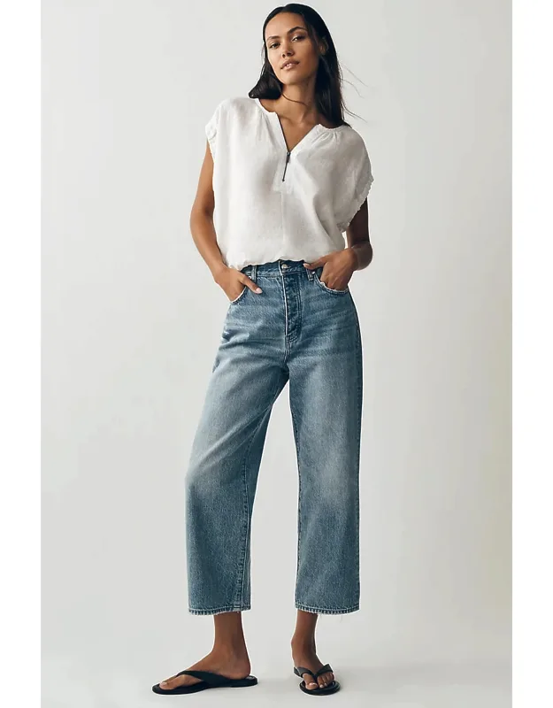 High Rise Crop Jeans