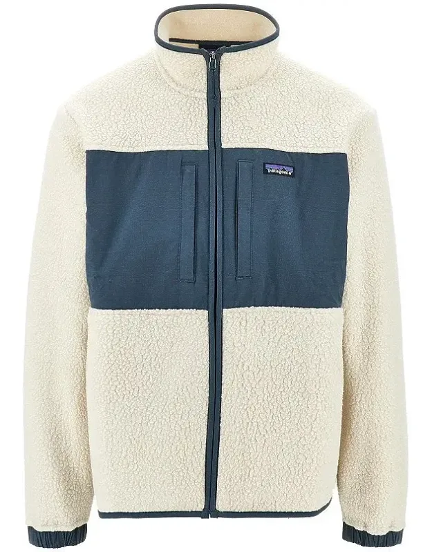 Retro Patch Fleece Jacket