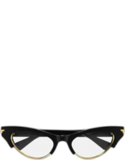 Bold Ribbon Cat-eye Sunglasses