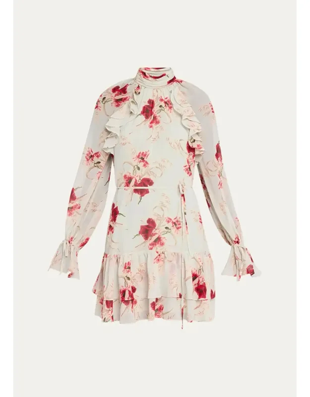 Wilted Poppy Mini Dress