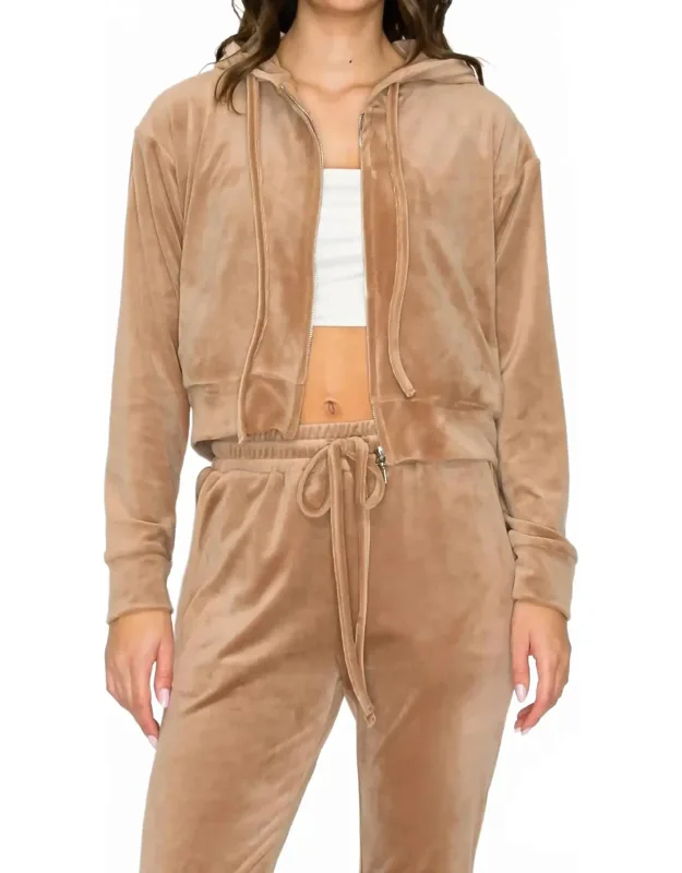 Classic Velour Zip Hoodie